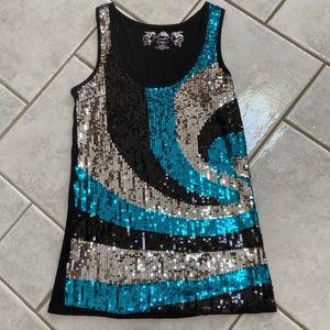 Women’s sequin tank top